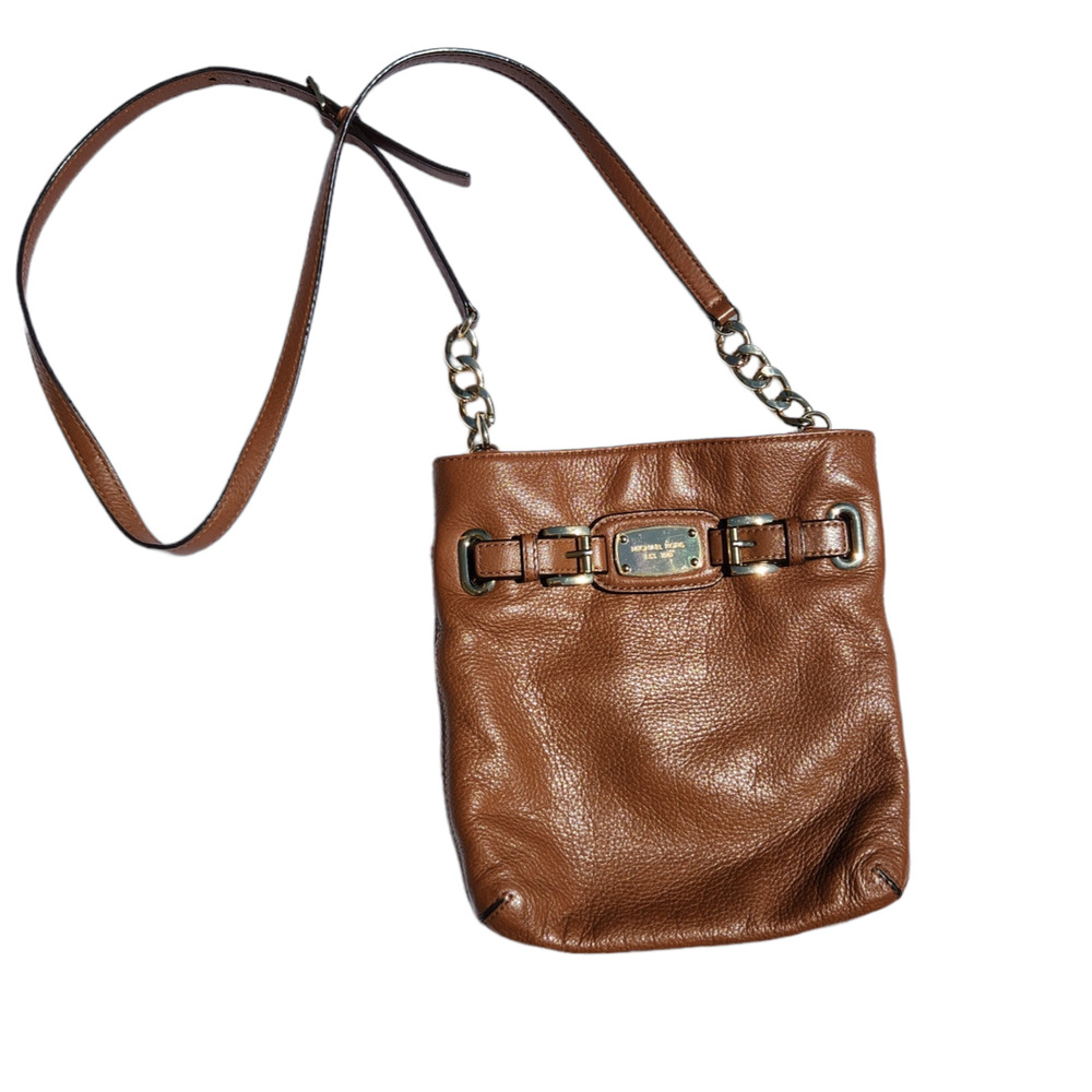 Michael Kors Shoulder Bag Brown Leather